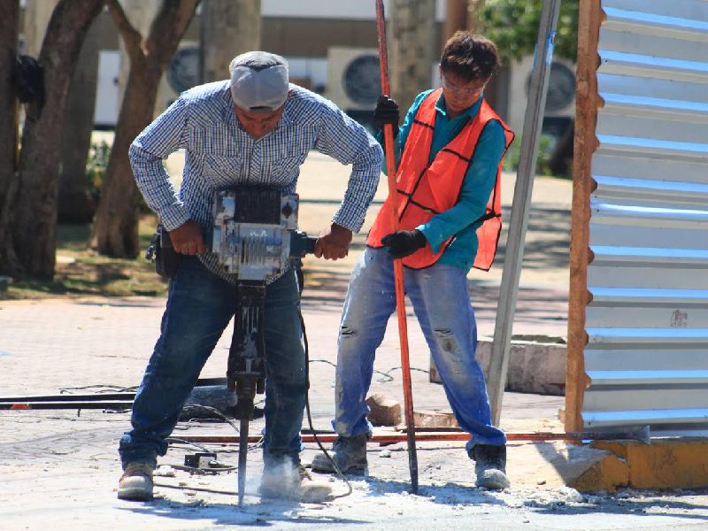 En dos semanas inicia remodelación de la plaza 28 de Julio en Playa del Carmen