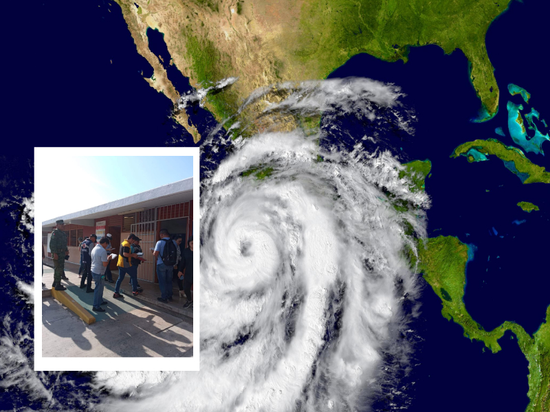 Supervisan escuelas para refugios por huracanes