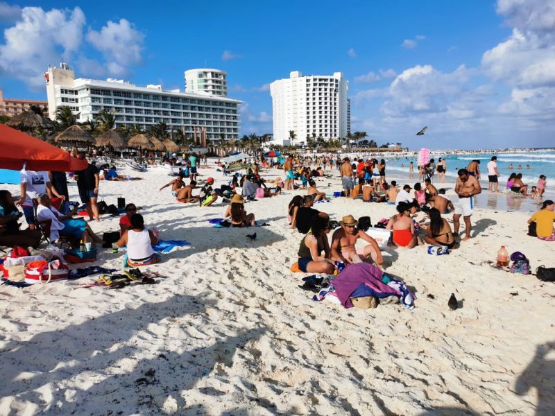 Cancún, el predilecto de viajeros internacionales