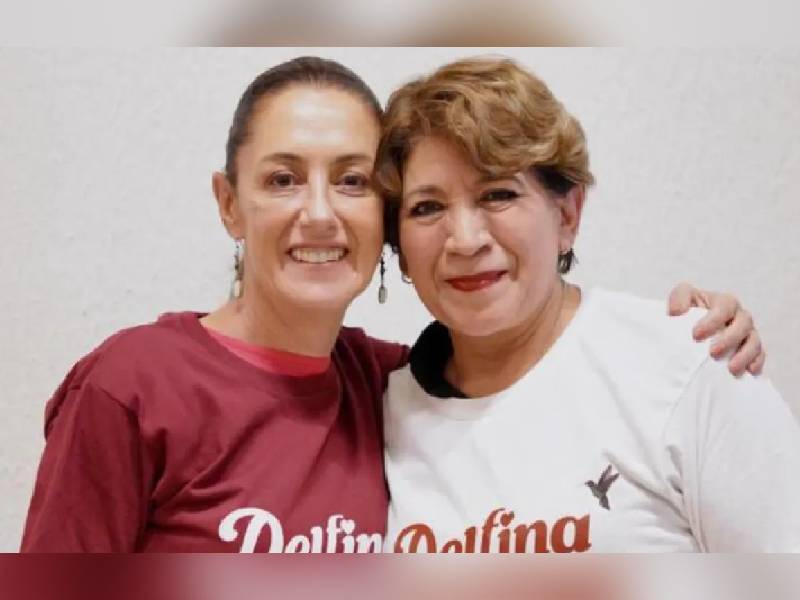 Claudia Sheinbaum y Delfina Gómez
