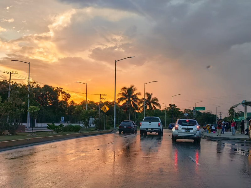 Clima Quintana Roo cielo soleado sin probabilidad de lluvia