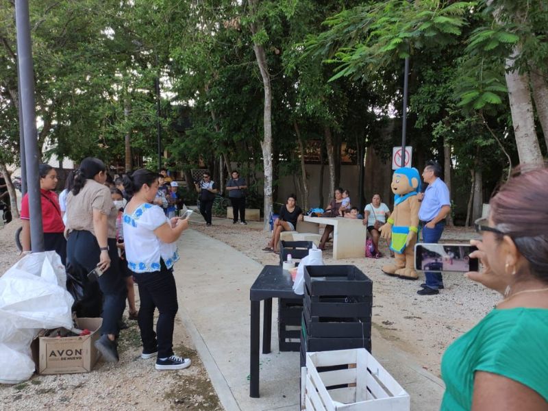 Exitosa Ecoferia Infantil “Sin Contaminación por Plásticos” en Felipe Carrillo Puerto