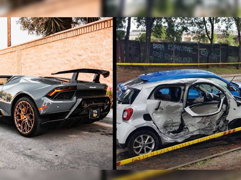 Influencers causan la muerte de un niño tras conducir a toda velocidad un Lamborghini