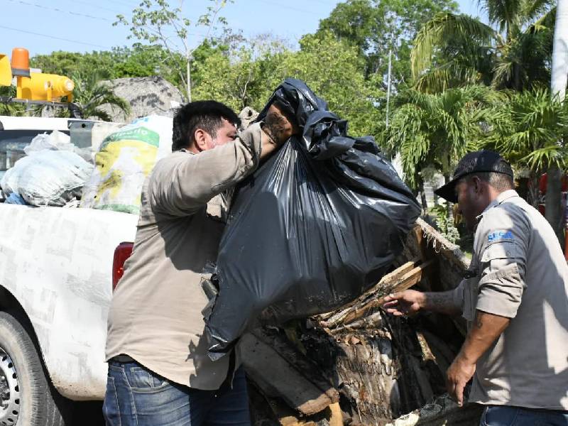 Ayuntamiento de OPB continúa con las jornadas de eliminación de criaderos de mosco 