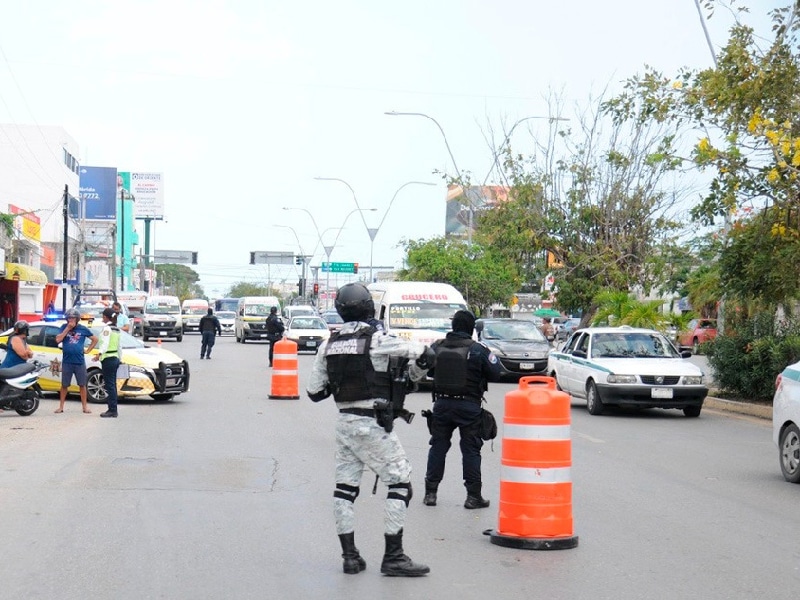 Intensifican operativos de seguridad en Cancún