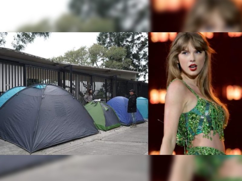 Fans acampan para concierto de Taylor Swift ¡5 meses antes del show!
