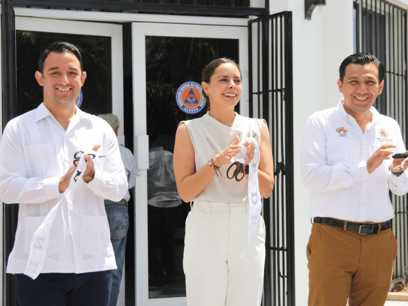Ana Paty inaugura nuevas oficinas de Protección Civil en Cancún