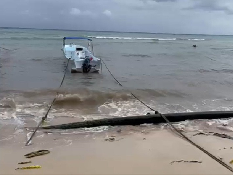 Eliminan colector playero y riesgo ambiental en Playa del Carmen