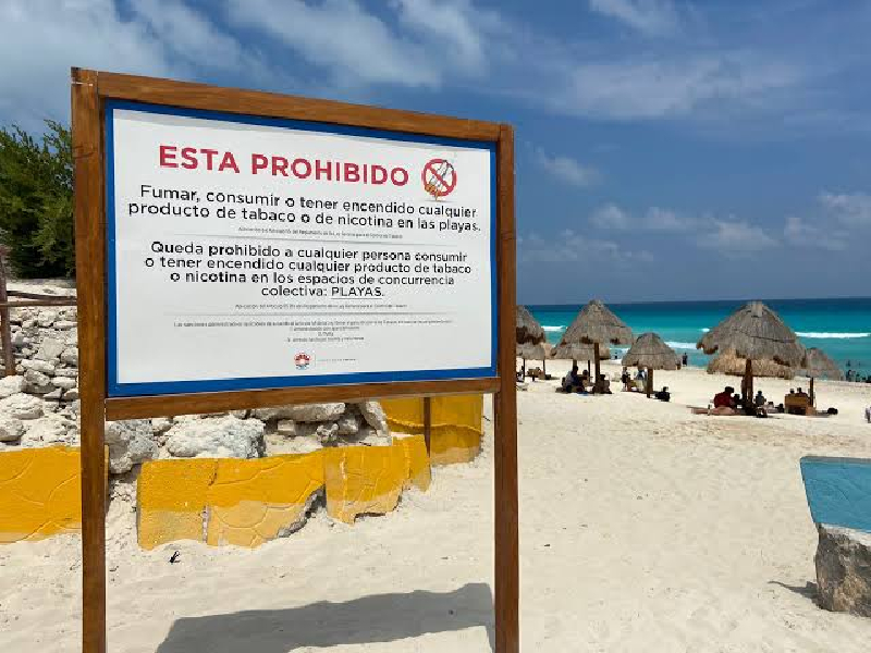 Disminuye el consumo de cigarros en las playas debido a multas