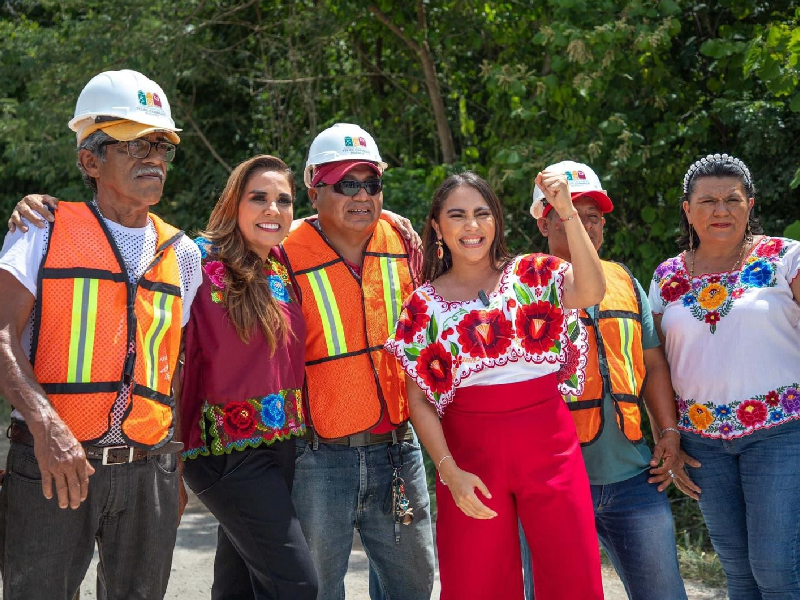 Mara Lezama y Mary Hernández ponen en marcha ambicioso programa de bacheo