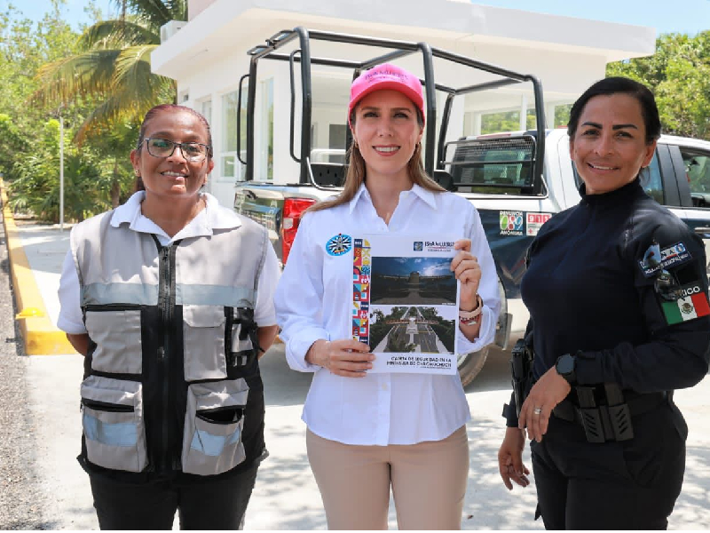 Atenea Gómez fortalece la seguridad en la carretera hacia Costa Mujeres