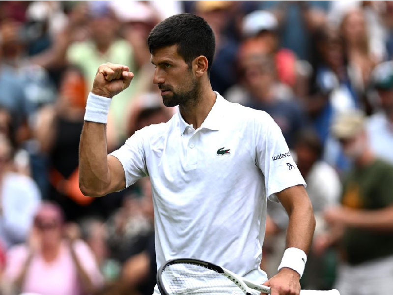 Djokovic se clasifica para su 12ª semifinal de Wimbledon