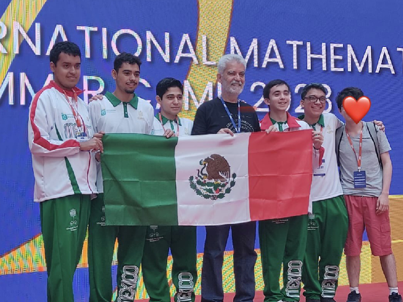Gana México oro en la Olimpiada de matemáticas