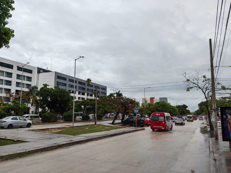 Clima Quintana Roo cielo nublado con poca probabilidad de lluvia