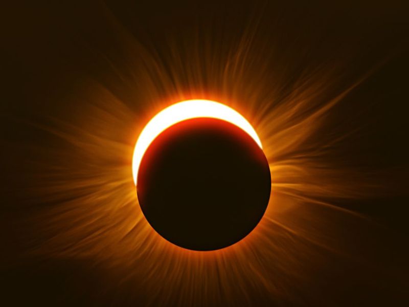 Eclipse solar en México.