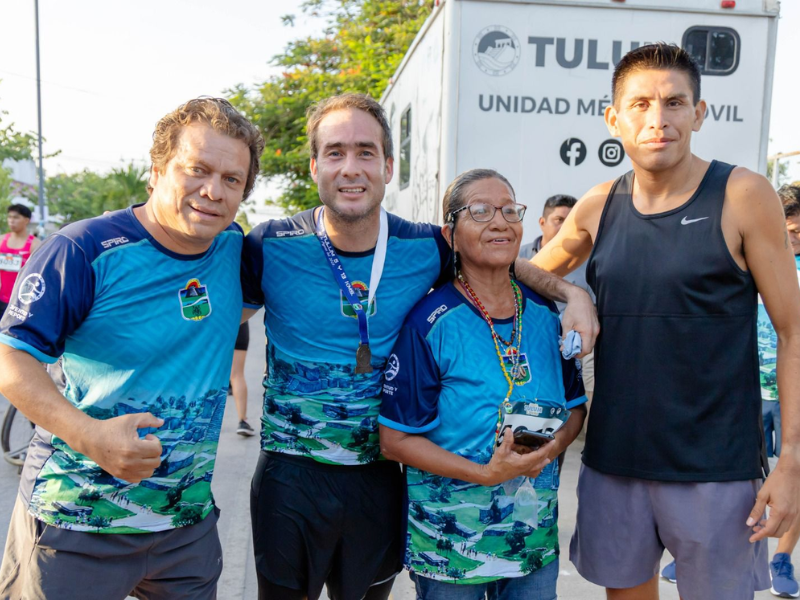 Exitosa Carrera Tulum 13K reúne a 230 atletas en el Caribe Maya