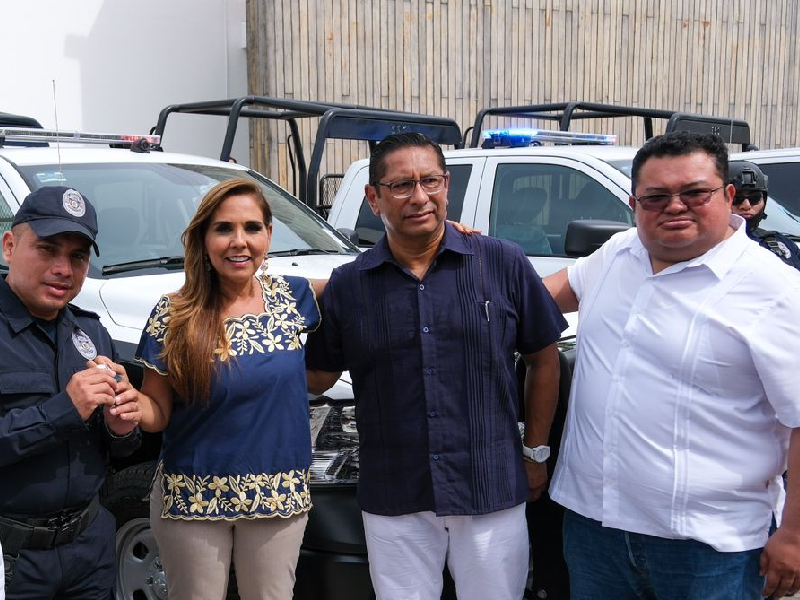 Mara Lezama sigue fortalecimiento la seguridad ciudadana en los municipios