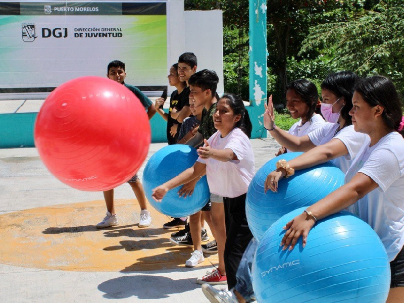 Puerto Morelos prepara para el mes de la juventud nutrido calendario de actividades