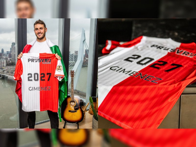 ¡Un año más! Santiago Giménez extiende su vínculo con el Feyenoord