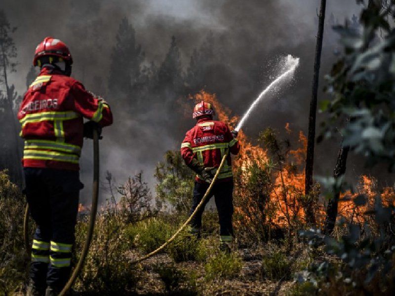 Portugal lucha contra los incendios y España está en alerta por el calor