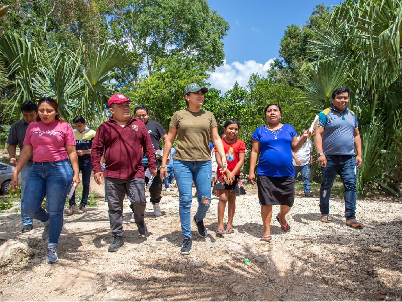 Mary Hernández lleva servicios a 7 comunidades de la zona maya
