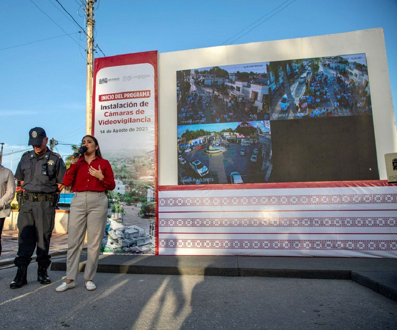 Instalan cámaras de vigilancia en Felipe Carrillo Puerto