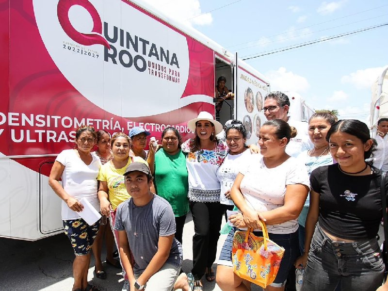 Lleva Mara Lezama servicios de salud a todos los rincones de Quintana Roo