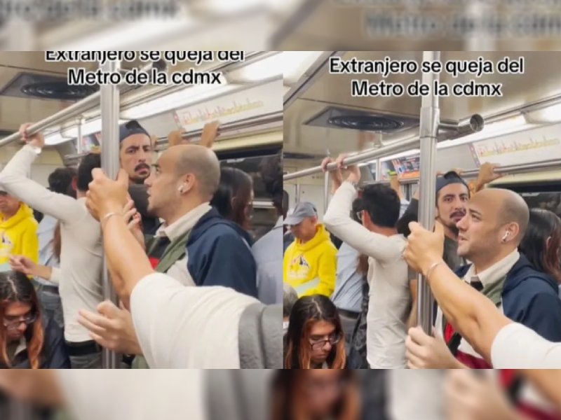 “Hay mucho olor a gente”: Argentino se queja del Metro de CDMX y lo tunden