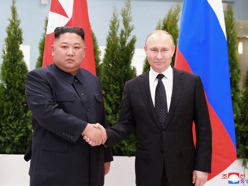 Rusia y Corea del Norte.