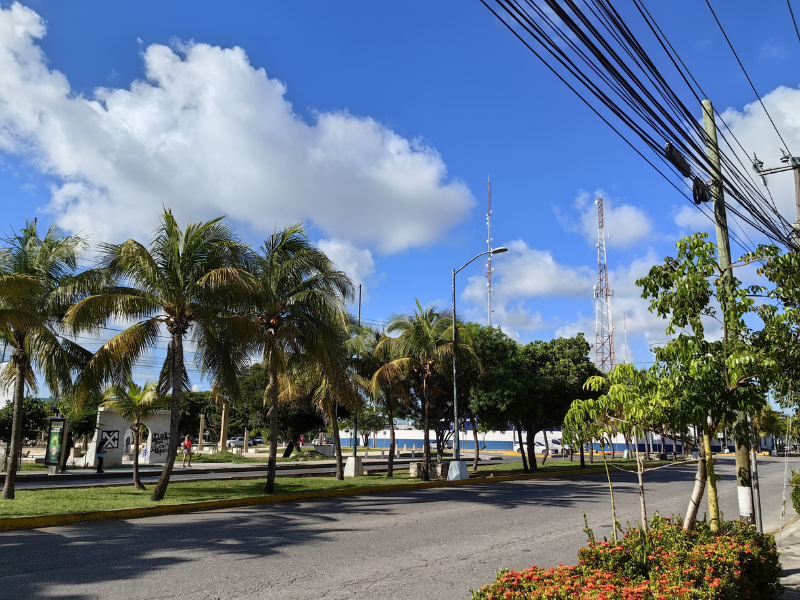 Clima Quintana Roo cielo soleado sin probabilidad de lluvia