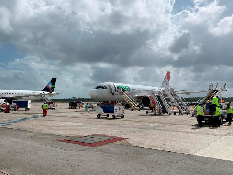 Jornada sabatina sin llegar a 500 vuelos en el aeropuerto de Cancún