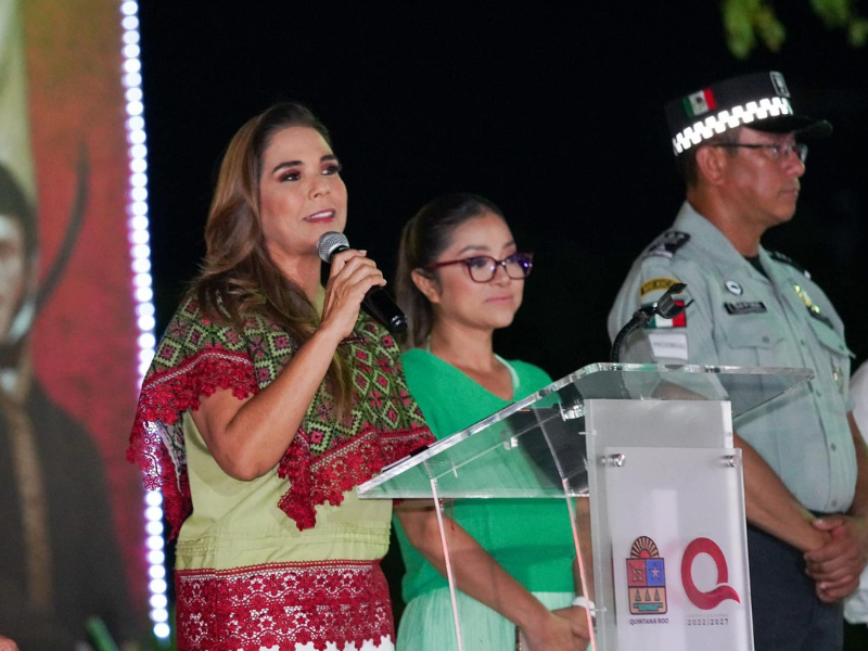 Mara Lezama dará su primer Grito de Independencia en Chetumal