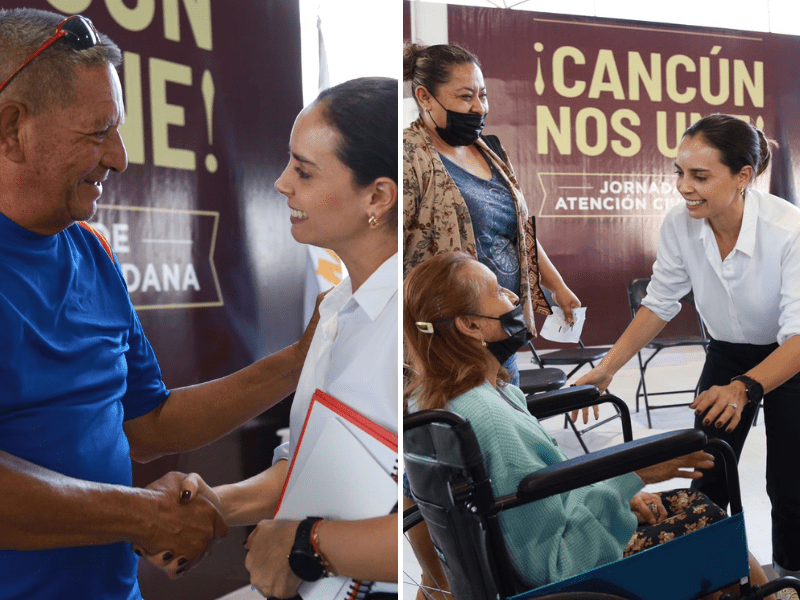 Para seguir transformando Cancún, Ana Paty realiza acciones del Bienestar