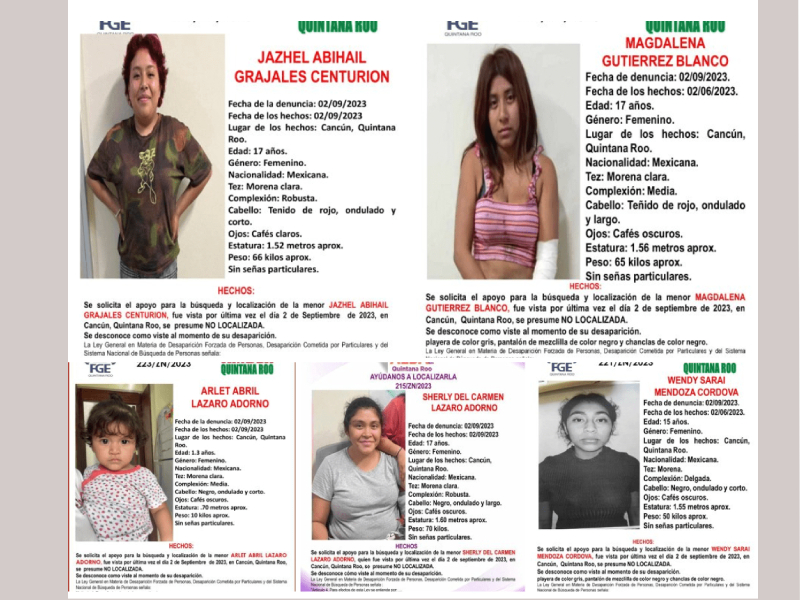Encuentran a las menores que escaparon de casa de asistencia del DIF en Cancún