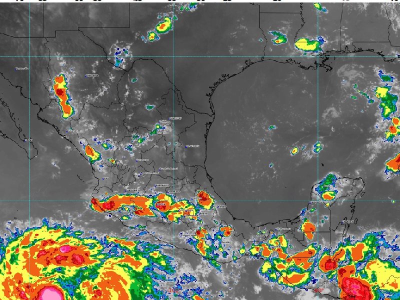 Se prevé lluvias aisladas en la Península de Yucatán