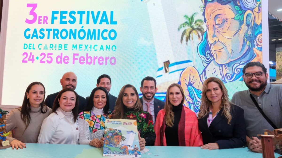 Presentación del Festival del Caribe Mexicano, en presencia de tour operadores, mayoristas y empresarios de negocios turísticos del mundo.