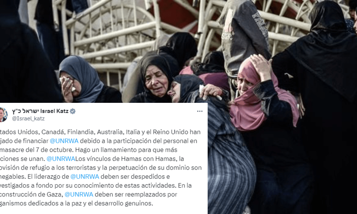 Israel Lidera Llamado Global Contra la UNRWA