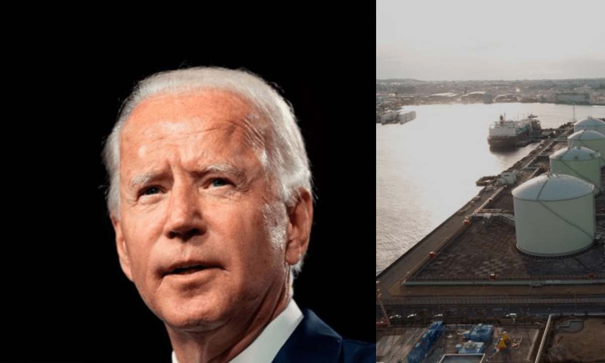 Joe Biden, declaró el pasado viernes una moratoria en la construcción de nuevas terminales de exportación de gas natural licuado (GNL),