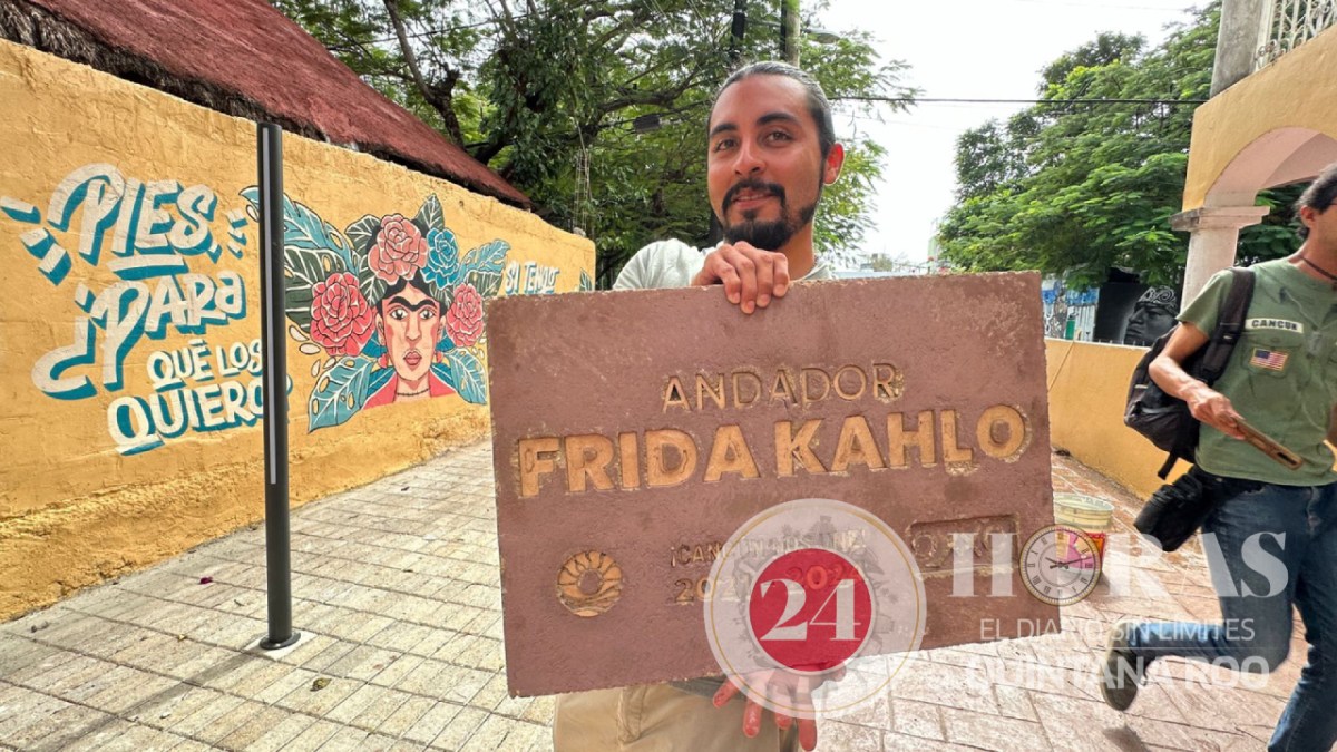 La inversión para renovar el andador Frida Kahlo fue de la inversión fue de alrededor de 300 mil pesos entre materiales y mano de obra.