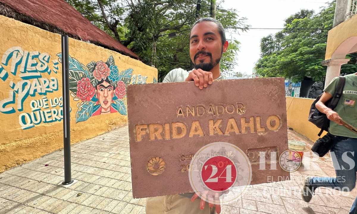 La inversión para renovar el andador Frida Kahlo fue de la inversión fue de alrededor de 300 mil pesos entre materiales y mano de obra.