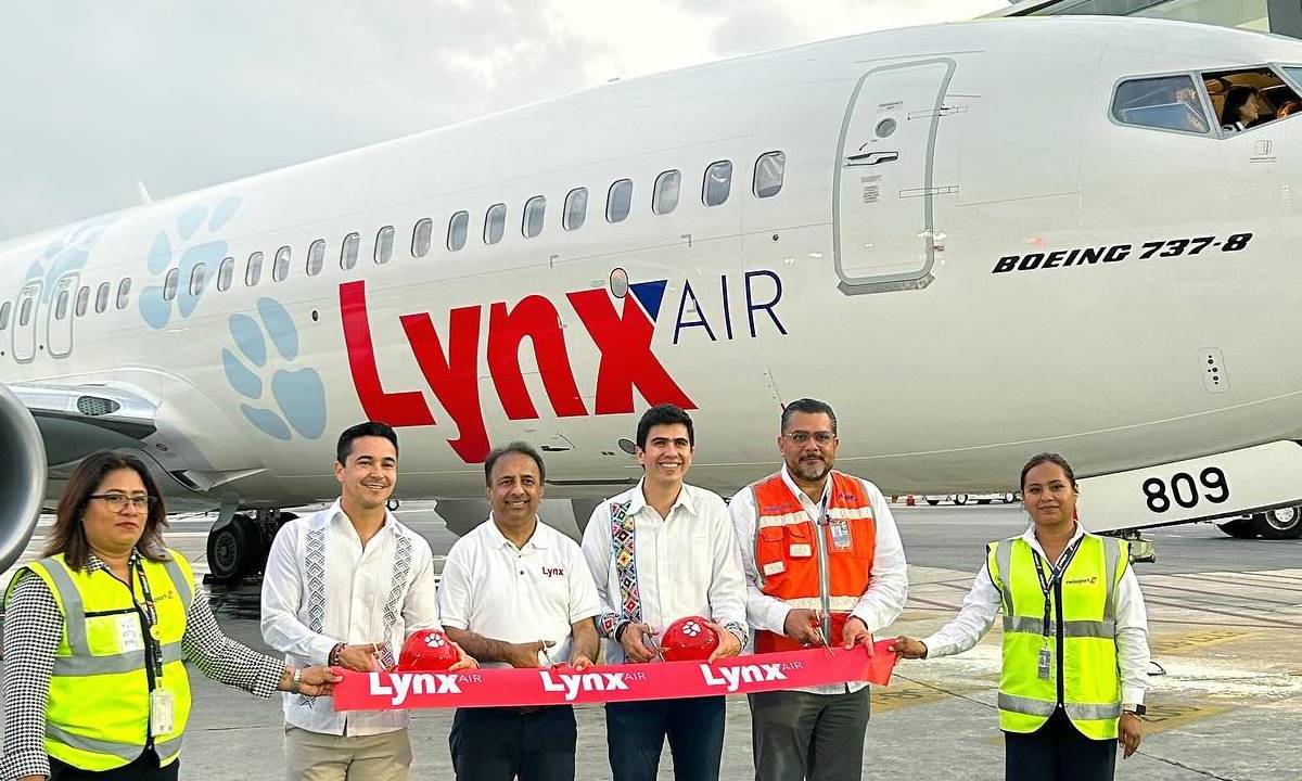 Lynx Air prevé más de 2 mil asientos semanales entre ambos destinos con viajes en aeronaves B737.
