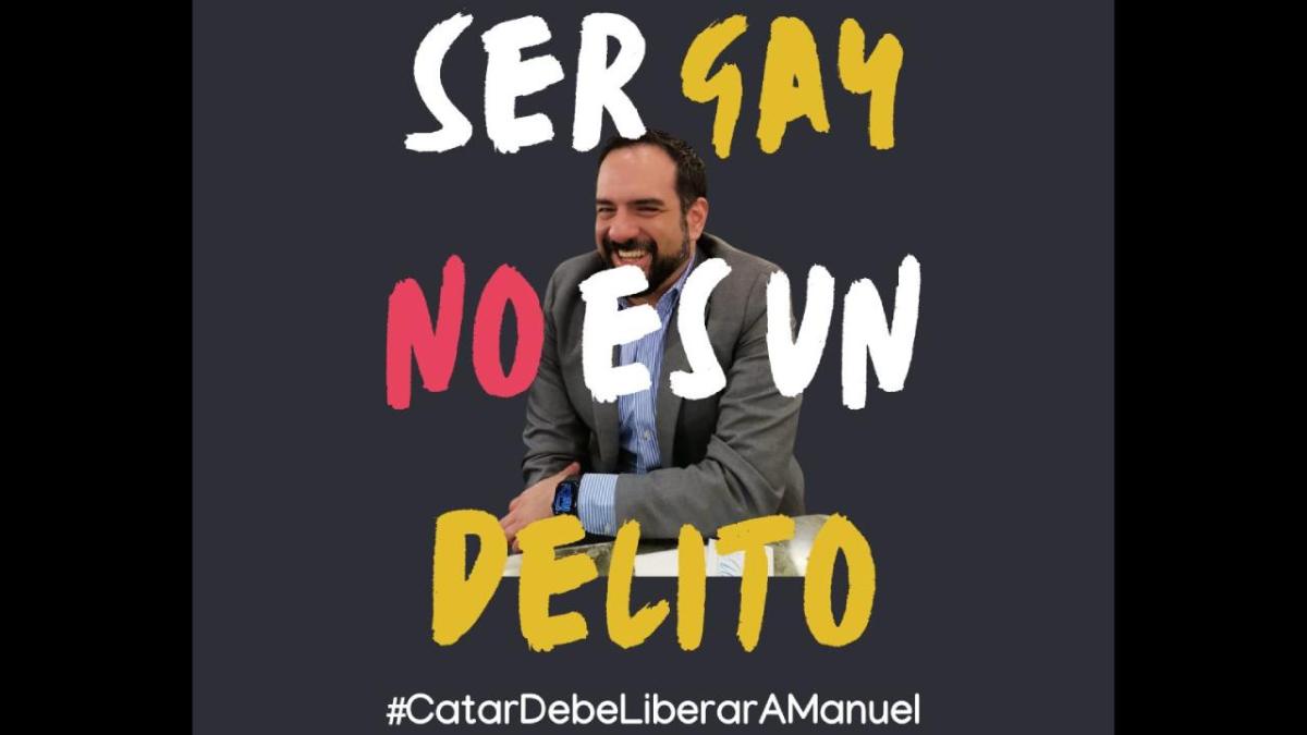 Imagen de la campaña en redes sociales para la liberación de Manuel Guerrero.