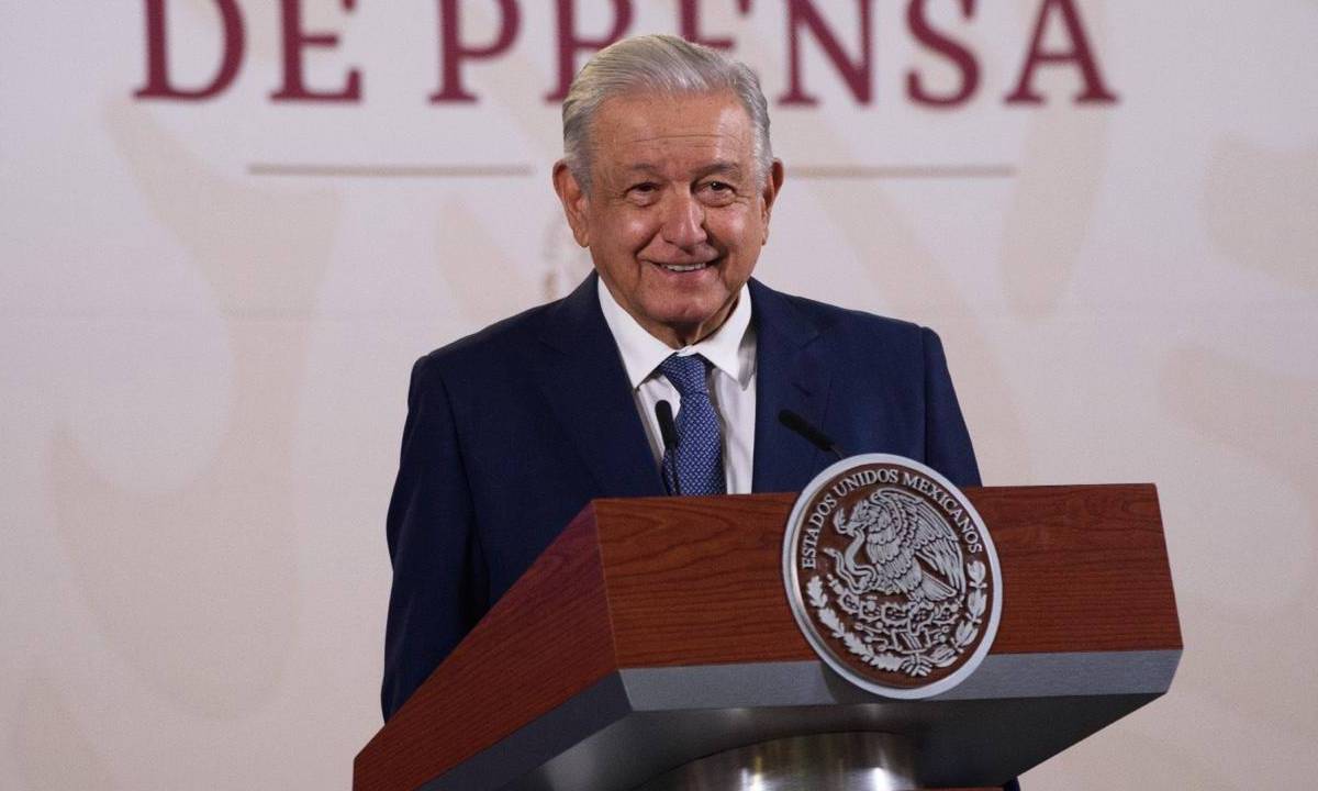 El presidente López Obrador, en su conferencia de prensa de esta viernes.