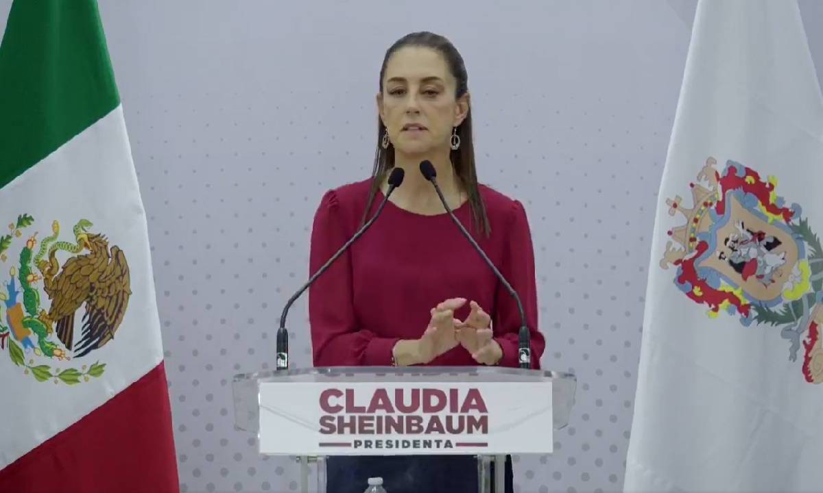 Claudia Sheinbaum criticó la estrategia de seguridad de su contrincante, Xóchitl Gálvez.