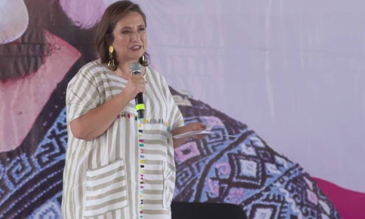 La candidata Xóchitl Gálvez expuso en Cancún la pérdida de 4% del turismo internacional.