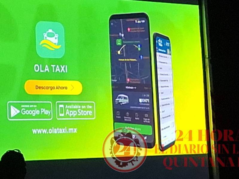 Presentan ruleteros la aplicación Ola Taxi