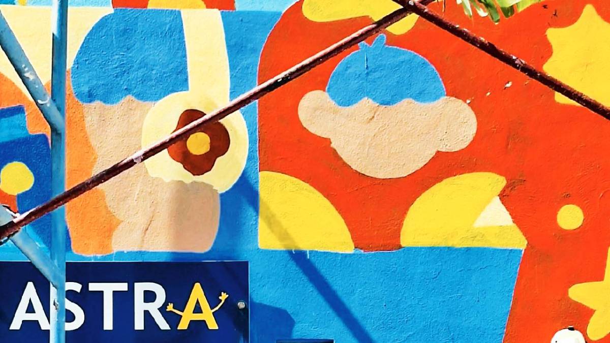 Mural “Autismo todo el año”, inaugurado en la asociación Astra.
