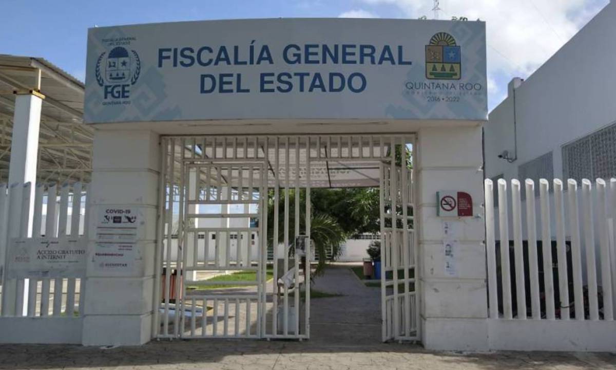 Fachada de las instalaciones de la Fiscalía General de Quintana Roo.