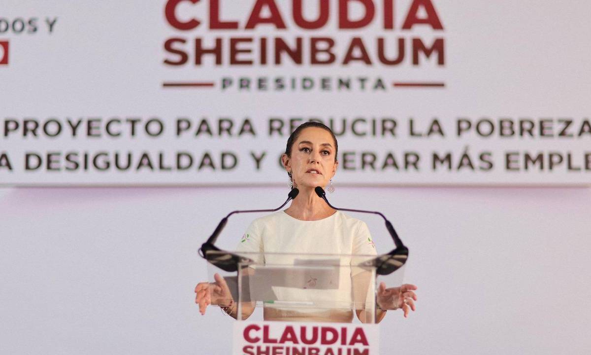 Claudia Sheinbaum, desde Tuxpan, Veracruz.