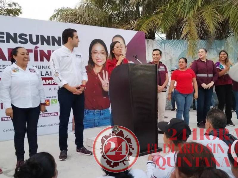 Yensunni Martínez arranca campaña por la reelección en OPB